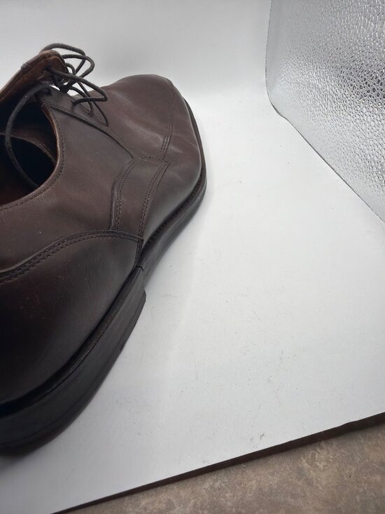 Allen Edmonds Brown Leather Derby Dress Shoes 10.5 D Made In USA main image 8